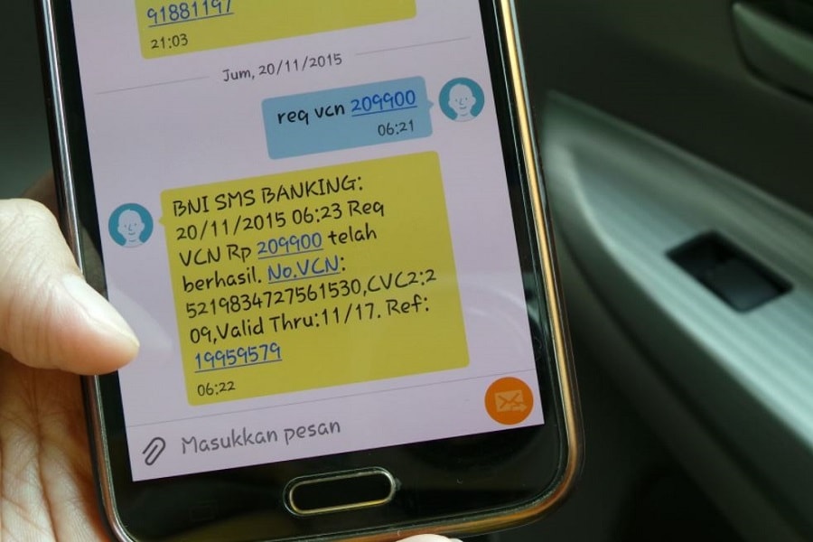 Cek Saldo Rekening BNI Melalui SMS Banking