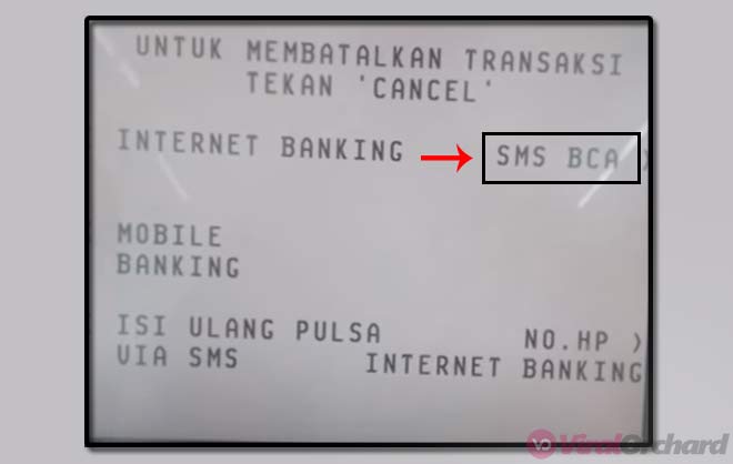 Cara Daftar SMS Banking BCA di ATM 1