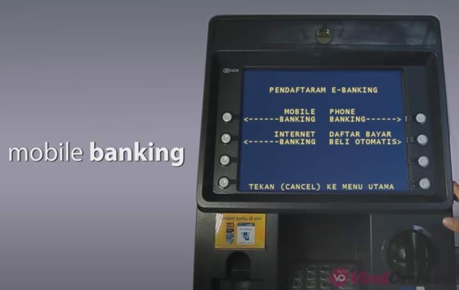Cara Mendaftar Mobile Banking Mandiri di ATM