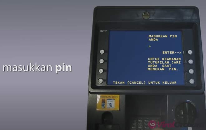 Masukan PIN ATM