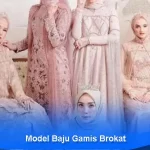 Model Baju Gamis Brokat